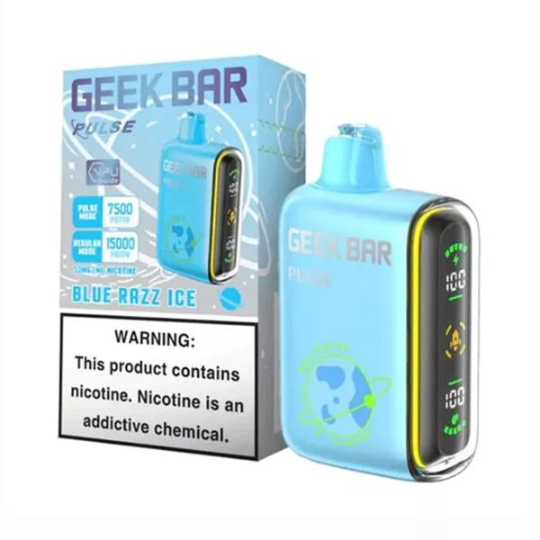 geek bar pulse blue razz ice