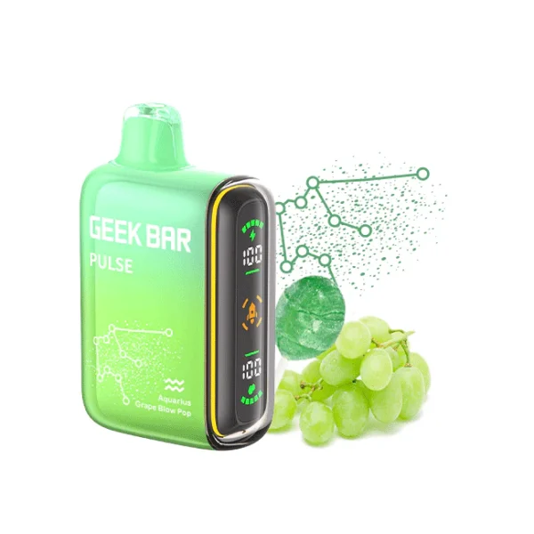 Geek Bar Pulse Aquarius Grape Blow pop​ Flavor