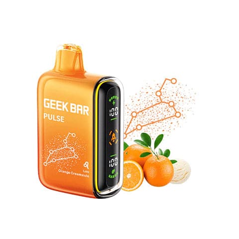 Geek Bar Pulse Leo Orange Creamsicle Flavor