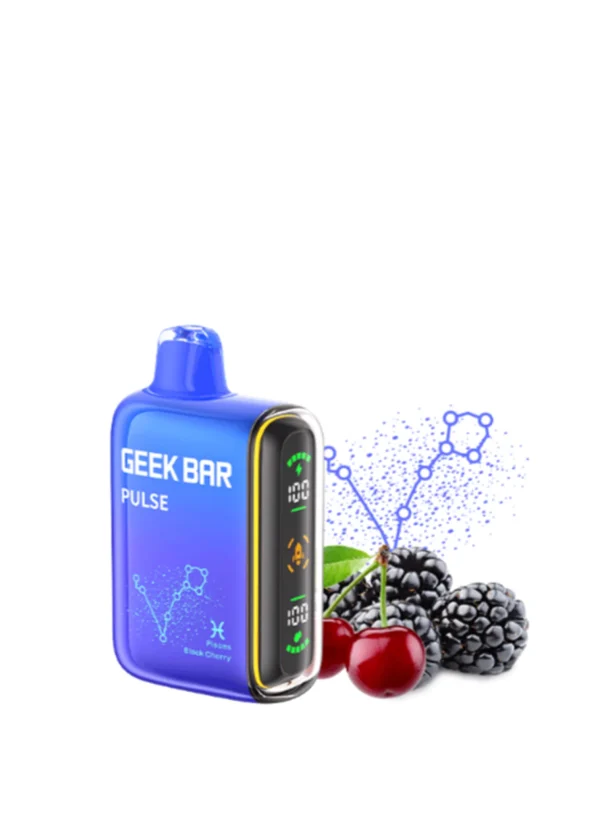 geek bar pulse pisces black cherry flavor